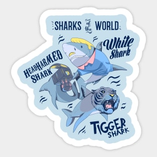 sharks Sticker